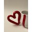 LOVE Serisinden Kalp Kulp Detaylı Mug