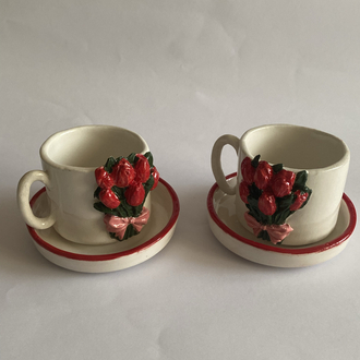 “Lale Demeti” İkili Fincan Set 