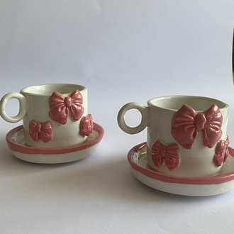 Kurdele Fincan İkili Set