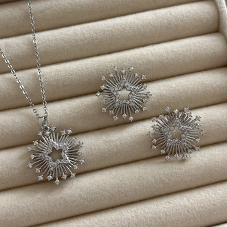 Silver Yıldız Küpe 