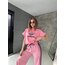 Adidas leopar pembe takım