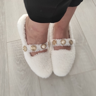 peluş işleme detaylı babet