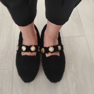 peluş işleme detaylı babet