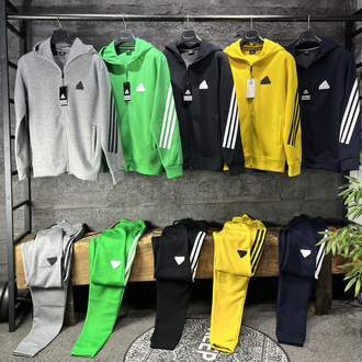 Adidas Doubleface pamuk kumaş Eşofman takımı 5 renk mevcut