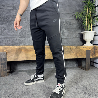 Nike SW Tech Fleece Reflektör Şerit Yeni Sezon Premium Eşofman Color 3 Siyah