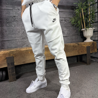 Nike Tech Fleece Premium Doubleface kumaş Eşofman Altı Beyaz  
