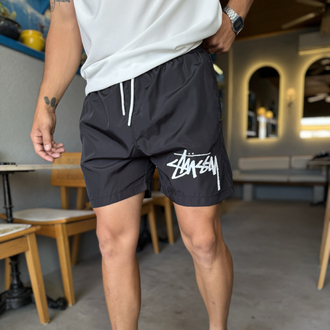 Nike x Stussy Erkek Deniz Şortu Siyah 