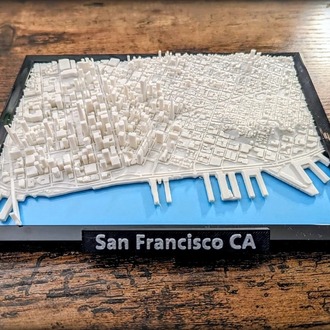 San Francisco California Şehir Maketi