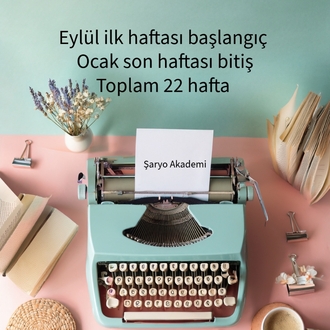 Şaryo Akademi Yazarlık Eğitimi