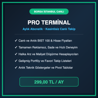BorsaCanlı Pro Terminal (Aylık)