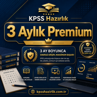 KPSS Hazirlik - 3 Aylik Premium