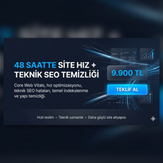 Site Hız + Teknik SEO Temizliği