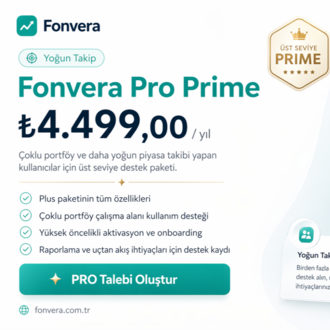 Fonvera Pro Prime – Yıllık