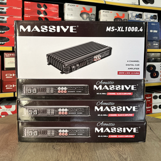 Massive MS-XL 1000.4 Kanal Başı 250 Rms Profesyonel Midrange amfisi