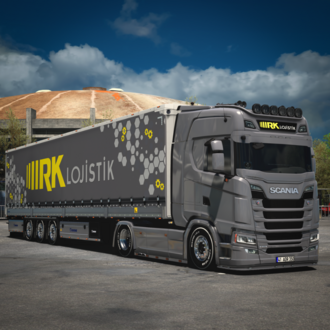 Scania 540S & Krone Profiliner 2024 V1.0 + IRK Lojistik Skin [1.50-1.60]