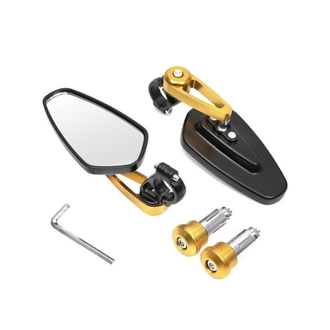 Sarı E-Scooter Gidon Aynası – Elektrikli Scooter ve Bisiklet Uyumlu