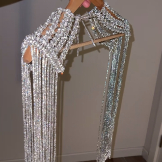 SE’Atelier - Kristal Tasarım Omuzluk / Crystal Epaulette