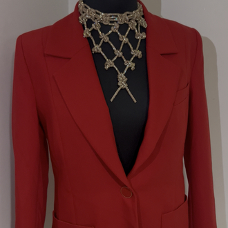 SE’Atelier Kristal Taşlı Yaka ve Dekolte Aksesuarı