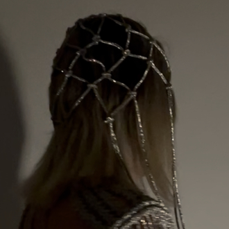 SE’Atelier - Kristal Tasarım Saç Filesi Aksesuarı / Crystal Headpiece