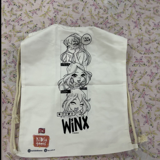 Winx Club Lisanlı Taç Marka Bez Çanta