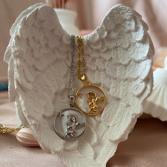angel kolye | çelik