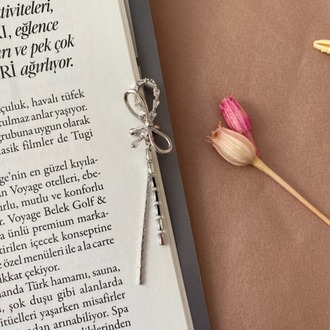 silver kurdele kıkırdak küpesi (sıkıştırmalı) | altın kaplama