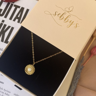 gold antik kolye I | çelik