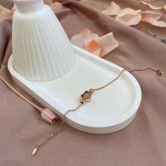 nested heart bileklik | xuping