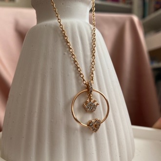 heart crown kolye | xuping 