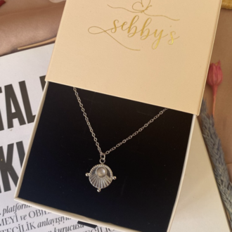 silver antik kolye II | çelik