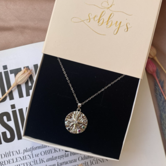 silver antik kolye I | çelik