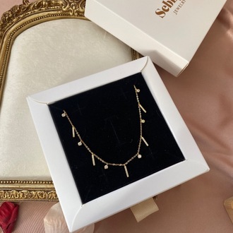gold betty zincir kolye | altın kaplama