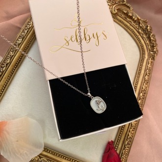 silver rosy kolye | çelik