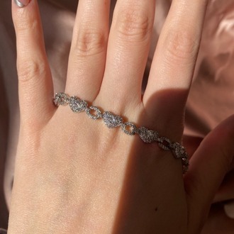 diamond heart bileklik | xuping