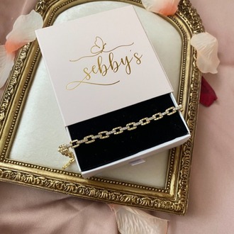 gold chain bileklik | altın kaplama