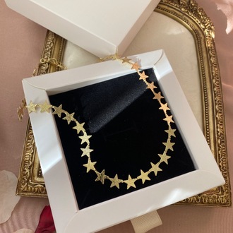 gold yıldız kolye | altın kaplama