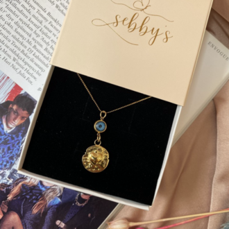 gold plaka III kolye | çelik