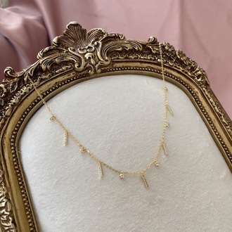 gold betty zincir kolye | altın kaplama