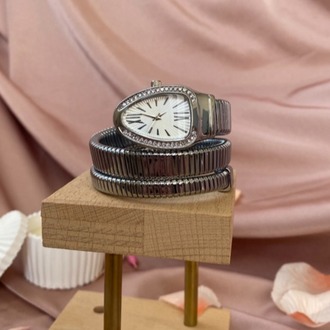 silver yılan model tasarım saat