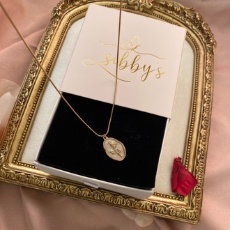 gold gül kolye | çelik