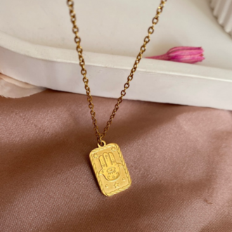hamsa kolye | çelik