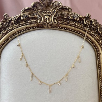gold betty zincir kolye | altın kaplama