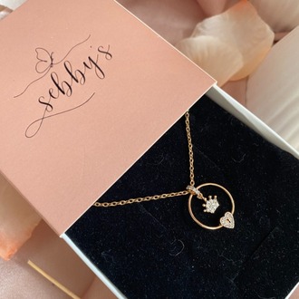 heart crown kolye | xuping 