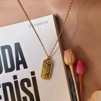 helen antik kolye | çelik