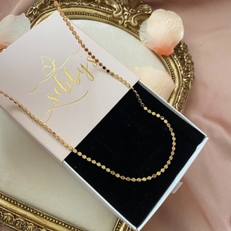 gold pul zincir kolye | çelik