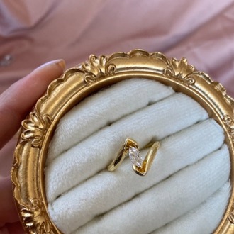 gold diana yüzük | altın kaplama