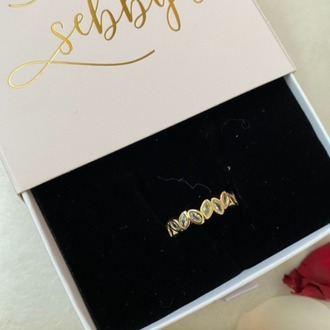 gold chic yüzük | altın kaplama