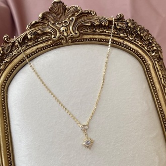 gold luna kolye | altın kaplama