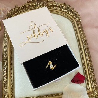 gold diana yüzük | altın kaplama