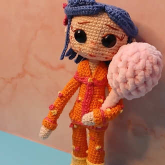 Turuncu pijamali el yapımı amigurumi